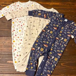 Set of 3- Modern Moments by Gerber Baby Boy or Girl Coverall, 12 mo- fall/winter